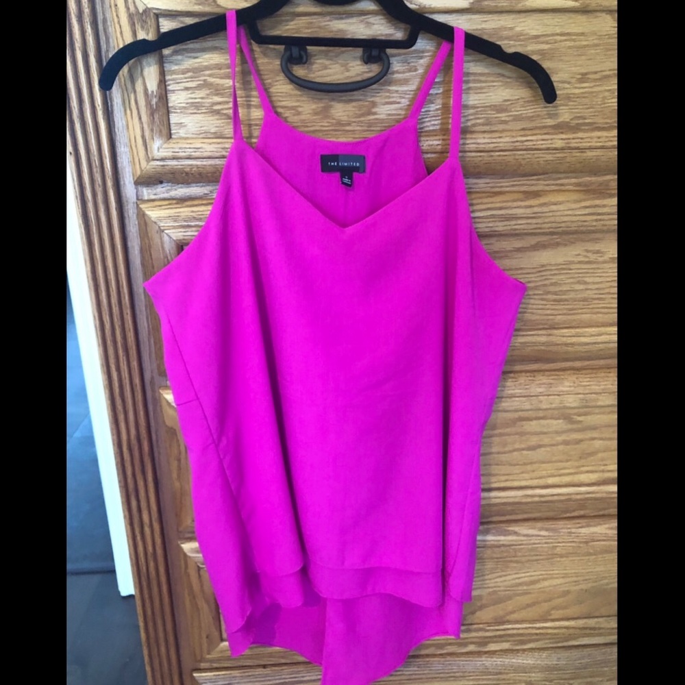 Bright pink/fuchsia tank top
